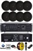 Lastvoice Black Maxx Paket-4 Tavan Hoparlörü ve 6 Bölgeli Amfi Ses Sistemi Paketi (Full Set)