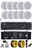 Lastvoice Maxx Paket-5 Tavan Hoparlörü ve 6 Bölgeli Anfi Ses Sistemi Paketi (Full Set)