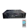 Rose FR-801 2x100W Stereo USB-SD-Bluetooth 2 Zonlu Hat Trafolu Amfi