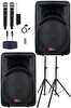 Lastvoice Ample-15PAK Taşınabilir 2000 W 15" İkili Aktif Pasif Hoparlör Ses Sistemi Paketi