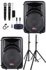 Lastvoice Ample-12PAK Taşınabilir 1600 W 12" İkili Aktif Pasif Hoparlör Ses Sistemi Paketi