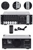 Hepa Merz P1000 6 Kanal 2x500W 1000W Power Mikser Bluetooth USB 100V Hat Trafolu Stereo Amfi
