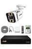 Fury 1 Kameralı Güvenlik Kamera Seti Sesli 4 Warm LED Gece Renkli Görüş 320GB HDD 5580S