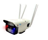 Yoosee Polis Çakarlı Kablosuz Wi-Fi IP 1080p FHD Suya Dayanıklı Dış Mekan Mobese Kasa Ev Güvenlik Kamerası