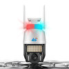 Yoosee YS-12V830 Sim Kartlı 12 V Adaptörlü Gece Görüşlü 5 MP Mavi Kırmızı Işıklı Güvenlik Kamerası