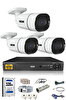 IDS 3 Kameralı 5MP Sony Lensli 1080p Full HD Cepten İzle 320 Dış Güvenlik Kamerası Sistemi DS-2029HD-SET3-320