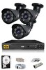 IDS 250 Dış Cepten İzle 3 Kameralı 5mp Sony Lensli 1080p FullHD Güvenlik Kamerası Sistemi DS-2015HD-SET3-250-BLACK