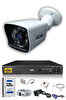 IDS Cepten İzle 1 Kameralı Gece Görüşlü Su Geçirmez 5 MP Lensli 1080P FHD Kamera Seti DS-2021HD-SET1
