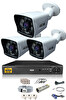IDS 3 Kameralı 5 MP Sony Lensli 1080p Full HD Hard Disksiz Güvenlik Kamerası Sistemi DS-2021HD-SET3-NOHDD