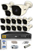IDS 13 Kameralı 5MP Sony Lensli Full HD Gece Görüşlü Cepten İzle Güvenlik Kamerası Sistemi DS-2025HDSET13