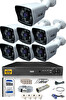 IDS Cepten İzle 500 Dış 7 Kameralı 5mp Sony Lensli 1080p FullHD Güvenlik Kamerası Sistemi DS-2021HD-SET7-500