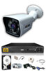 IDS Cepten İzle 250 Dış 1 Kameralı 5mp Sony Lensli 1080p FullHD Güvenlik Kamerası Sistemi DS-2021HD-SET1-250-X
