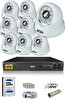 IDS 8 Kameralı 5 MP Sony Lensli 1080p FHD Cepten İzle 320 İç Güvenlik Kamerası Sistemi D-2028HD-SET8-320