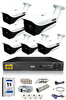 IDS Cepten İzle 1 TB Dış 6 Kameralı 5mp Sony Lensli 1080p FullHD Güvenlik Kamerası Sistemi DS-7070HD-SET6-1TB