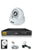 IDS Cepten İzle 250 İç 1 Kameralı 5 MP Sony Lensli 1080p Fullhd Güvenlik Kamerası Sistemi D-2028HD-SET1-250-X
