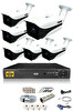 IDS Hard Disksiz 6 Kameralı 5 MP Sony Lensli 1080p Fullhd Güvenlik Kamerası Sistemi DS-7070HD-SET6-NOHDD