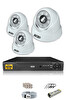 IDS 3 Kameralı 5 MP Sony Lensli 1080p Full HD Hard Disksiz Güvenlik Kamerası Sistemi D-2028HD-SET3-NOHDD