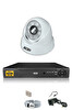 IDS 1 Kameralı 5 MP Sony Lensli 1080p Full HD Hard Disksiz Güvenlik Kamerası Sistemi D-2028HD-SET1-NOHDD