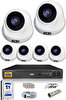 IDS 6 Kameralı 5MP Sony Lensli 1080P Full HD Cepten İzle 1 TB İç Güvenlik Kamerası Sistemi D-2026HD-SET6-1TB