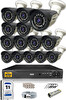 IDS 14 Kameralı 5 MP Sony Lensli FHD Gece Görüşlü Cepten İzle Güvenlik Kamerası Sistemi DS-2015HDSET14