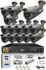 IDS 14 Kameralı 5 MP Lensli 1080p Gece Görüşlü Su Geçirmez Cepten İzle FHD Kamera Seti DS-2073HD-SET14