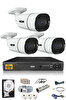 IDS  Cepten İzle 250 Dış 3 Kameralı 5mp Sony Lensli 1080p Fullhd Güvenlik Kamerası Sistemi - DS-2029HD-SET3-250-X