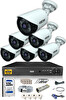 IDS 6 Kameralı 5MP Lensli 1080p FHD Gece Görüşlü Su Geçirmez Cepten İzle Kamera Seti DS-2020HD-SET6