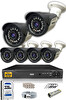 IDS 6 Kameralı 5 MP Sony Lensli FHD Gece Görüşlü Cepten İzle Güvenlik Kamerası Sistemi DS-2015HDSET6