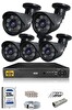 IDS 5 Kameralı 5MP Sony Lensli Full HD Gece Görüşlü Cepten İzle Güvenlik Kamerası Sistemi DS-2015HD-SET5-320-BLACK