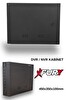 Fury DVR Pano NVR CCTV Rack Kabinet ve Monitör Koruma Kutusu 1U 19" W 45 H 35 D 10 Antrasit