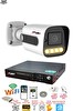 Fury 1 Kameralı Su Geçirmez 1080P 4x Ultra Ledli Gece Renkli Güvenlik Kamera Seti 5500 1TB