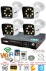 Fury 4 Kameralı 5 MP Lens 1080p 2 MP Color Görüntü 8 Warm Led Gece Görüş FHD Güvenlik Kamera 5525W 500 GB