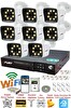 Fury 8 Kameralı 5mp Lens 1080p 2 MP Color Görüntü 8 Warm Led Gece Görüş FHD Güvenlik Kamera 5525W 1 TB