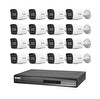 Hikvision 16 Kameralı 4 Mp ColorVu İp Güvenlik Kamera Seti DS-2CD1047G2H-LIUF (Dahili Mikrofonlu)