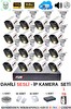 Fury 16 Kameralı Sesli 4 MP Gece Renkli Su Geçirmez IP5515S 1 TB IP Güvenlik Kamera Seti