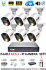 Fury 6 Kameralı Sesli 4 MP Gece Renkli Su Geçirmez IP5515S 1 TB IP Güvenlik Kamera Seti