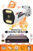 Fury 1 Kameralı Sesli 6 Warm Led Gece Renkli Görüş Su Geçirmez Güvenlik Kamerası Seti 1TB