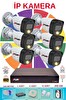 Fury 6 Kameralı Sesli 4mp Gece Renkli Su Geçirmez IP Güvenlik Kamera Seti 5515S 250GB