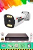 Fury 1 Kameralı 6 Warm Led Gece Renkli Görüş-Cepten İzle-Su Geçirmez Güvenlik Kamera Seti 500GB