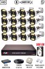Fury 16 Kameralı Sesli 4 MP Gece Renkli Su Geçirmez IP Güvenlik Kamerası Seti 1506s 500GB