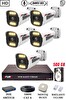 Fury 5 Kameralı Sesli 4 MP Gece Renkli Su Geçirmez IP Güvenlik Kamerası Seti 1506s 500GB