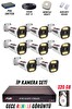 Fury 8 Kameralı 4 MP Gece Renkli Su Geçirmez IP Güvenlik Kamerası Seti 1506 320GB