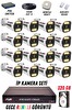 Fury 16 Kameralı 4 MP Gece Renkli Su Geçirmez IP Güvenlik Kamerası Seti 1506 320GB