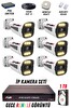 Fury 6 Kameralı 4 MP Gece Renkli Su Geçirmez IP Güvenlik Kamerası Seti 1506 1TB