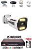 Fury 1 Kameralı 4 MP Gece Renkli Su Geçirmez IP Güvenlik Kamerası Seti 1506 250GB