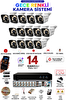 Prolife 14 Kameralı 5 MP Full HD Gece Renkli Yüz ve Araç Algılamalı Kuruluma Hazır Full Güvenlik Kamerası Seti