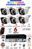 Prolife 6 Kameralı 5 MP Full HD Gece Renkli Yüz ve Araç Algılamalı Kuruluma Hazır Full Güvenlik Kamerası Seti
