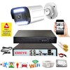 Bises 1'li Araç İnsan Yüz Tanımalı Hareket Algılayan 5 MP Lens 12 Warm Led Gece Renkli Kamera Seti 3312W