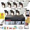 Bises 7'li Araç İnsan Yüz Tanımalı Hareket Algılayan 5 MP Lens 15 Warm Led Gece Renkli Kamera Seti 5915W