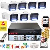 Bises 7'li Araç İnsan Yüz Tanımalı Hareket Algılayan 5 MP Lens 4 Warm Led Gece Renkli Kamera Seti 3404W
